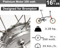 Motor Brompton 250W